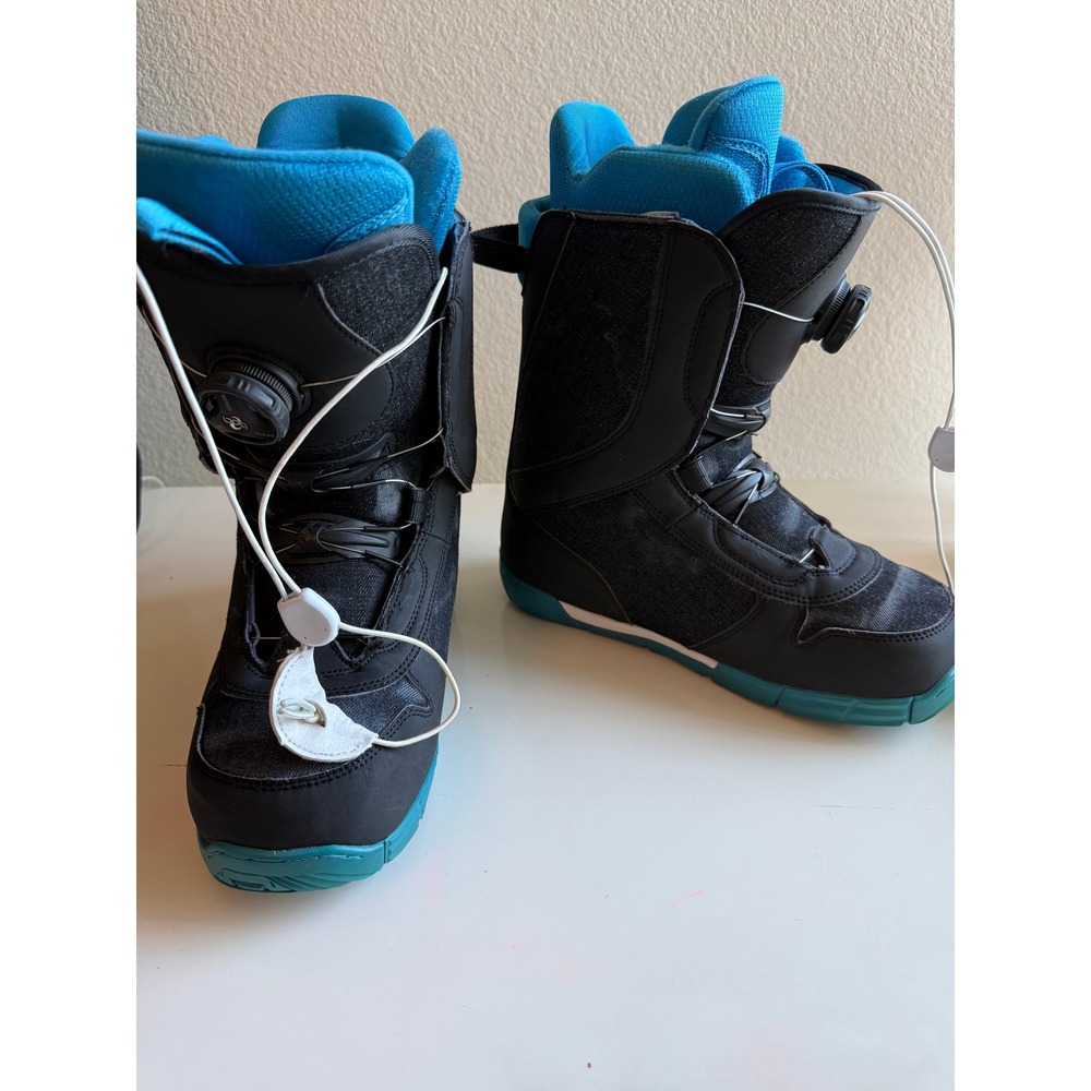 Rossignol Alley BOA H3 Women Snowboard Boots Black Blue RFF0014 Size US 8